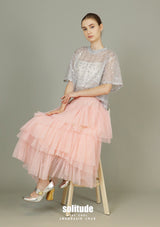 Pink Asymmetrical Tutu Skirt
