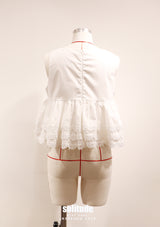 White Layered Vest Top