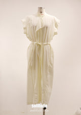 Yellow Sleeveless Cotton Dress