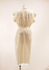 Yellow Sleeveless Cotton Dress