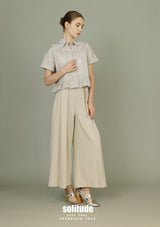 Double Pleated Wide Leg Pants