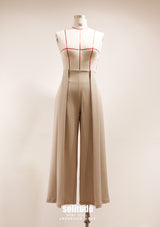 Double Pleated Wide Leg Pants