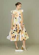 Colour Painted Cotton Dress