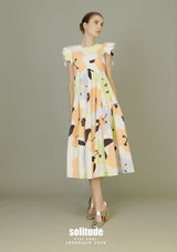 Colour Painted Cotton Dress