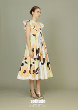 Colour Painted Cotton Dress