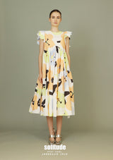 Colour Painted Cotton Dress