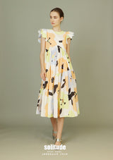 Colour Painted Cotton Dress