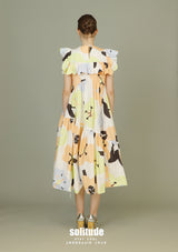 Colour Painted Cotton Dress