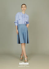 Elasticated Wasit Pleated Shorts