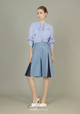 Elasticated Wasit Pleated Shorts