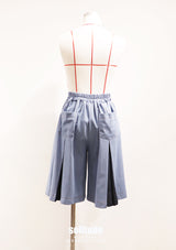 Elasticated Wasit Pleated Shorts