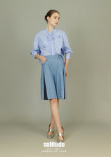 Elasticated Wasit Pleated Shorts