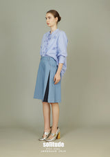 Elasticated Wasit Pleated Shorts