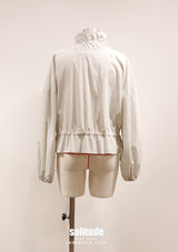 Light Weight Nylon Ruffles Jacket