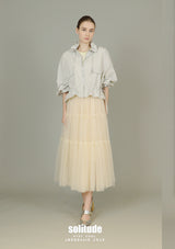 Light Weight Nylon Ruffles Jacket