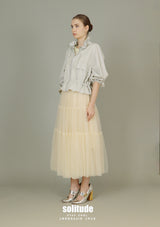 Light Weight Nylon Ruffles Jacket