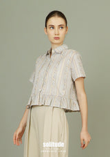 Gathers Trimmed Woven Shirt