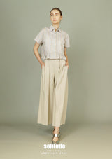 Gathers Trimmed Woven Shirt