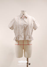 Gathers Trimmed Woven Shirt