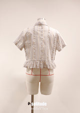 Gathers Trimmed Woven Shirt