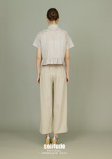 Gathers Trimmed Woven Shirt