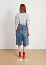 Light Grey Ruffles Trimes Tee