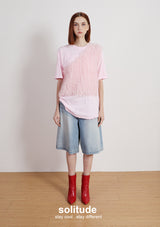 Pink Ruffles Trimes Tee