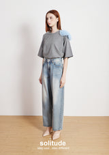 Charcoal Shoulder Trimes Tee