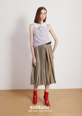 Purple Pearl Neck Tee