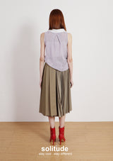 Purple Pearl Neck Tee