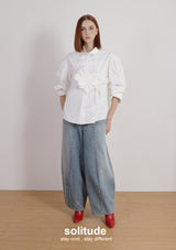 Big Flowers Woven Shirt