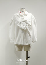 Big Flowers Woven Shirt