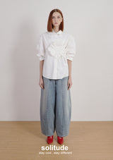 Big Flowers Woven Shirt