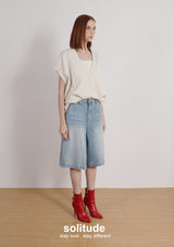 Beige Bubbles Layered Sleeveless Top