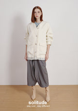 Off-white Boxy Woven Jacket