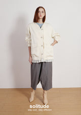 Off-white Boxy Woven Jacket