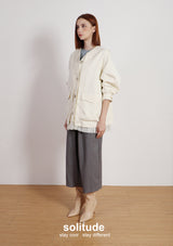 Off-white Boxy Woven Jacket