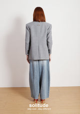 Charcoal Oversized Suit Jacket