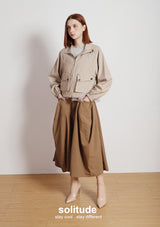 Striped Zip Up Sporty Jacket