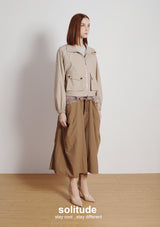 Striped Zip Up Sporty Jacket