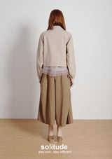 Striped Zip Up Sporty Jacket