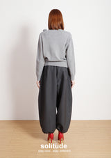 3D Floral Applique Knitted Cardigan