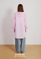 Pink Multi Layered Shirt Dress