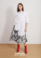 White Multi Layered Shirt Dress