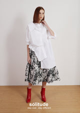 White Multi Layered Shirt Dress