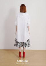 White Multi Layered Shirt Dress