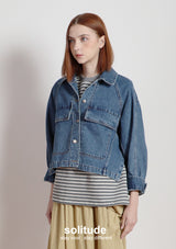 Blue Denim Ocersized Jacket