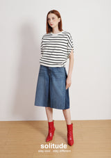 Off-white Striped Cropped Top