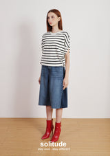 Off-white Striped Cropped Top