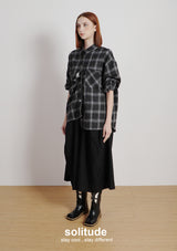 Black Bling Bling Checkered Shirt